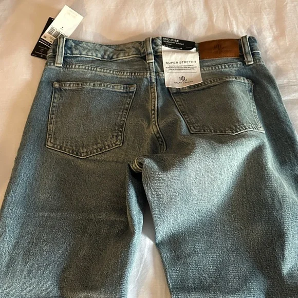 NWT Ralph Lauren Women's Straight Leg Jeans sz 27 (size 4) - Picture 8 of 10